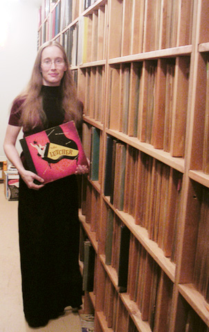 Laura in the stacks 2004